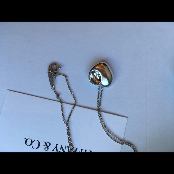 Tiffany Heart Necklace Vintage 16” Sterling Silver - Picture 5 of 7